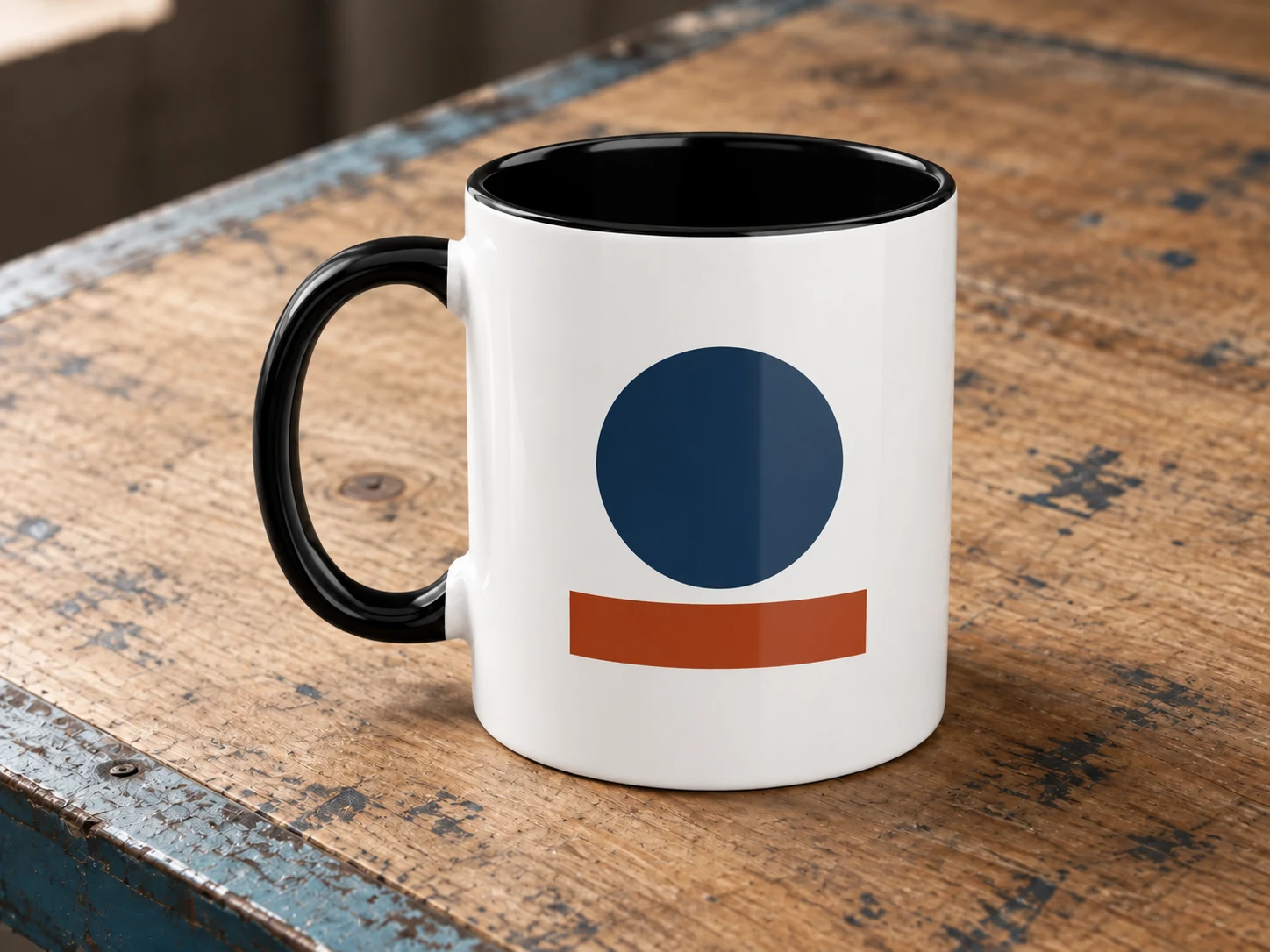 Mug: front, generated example print mockup