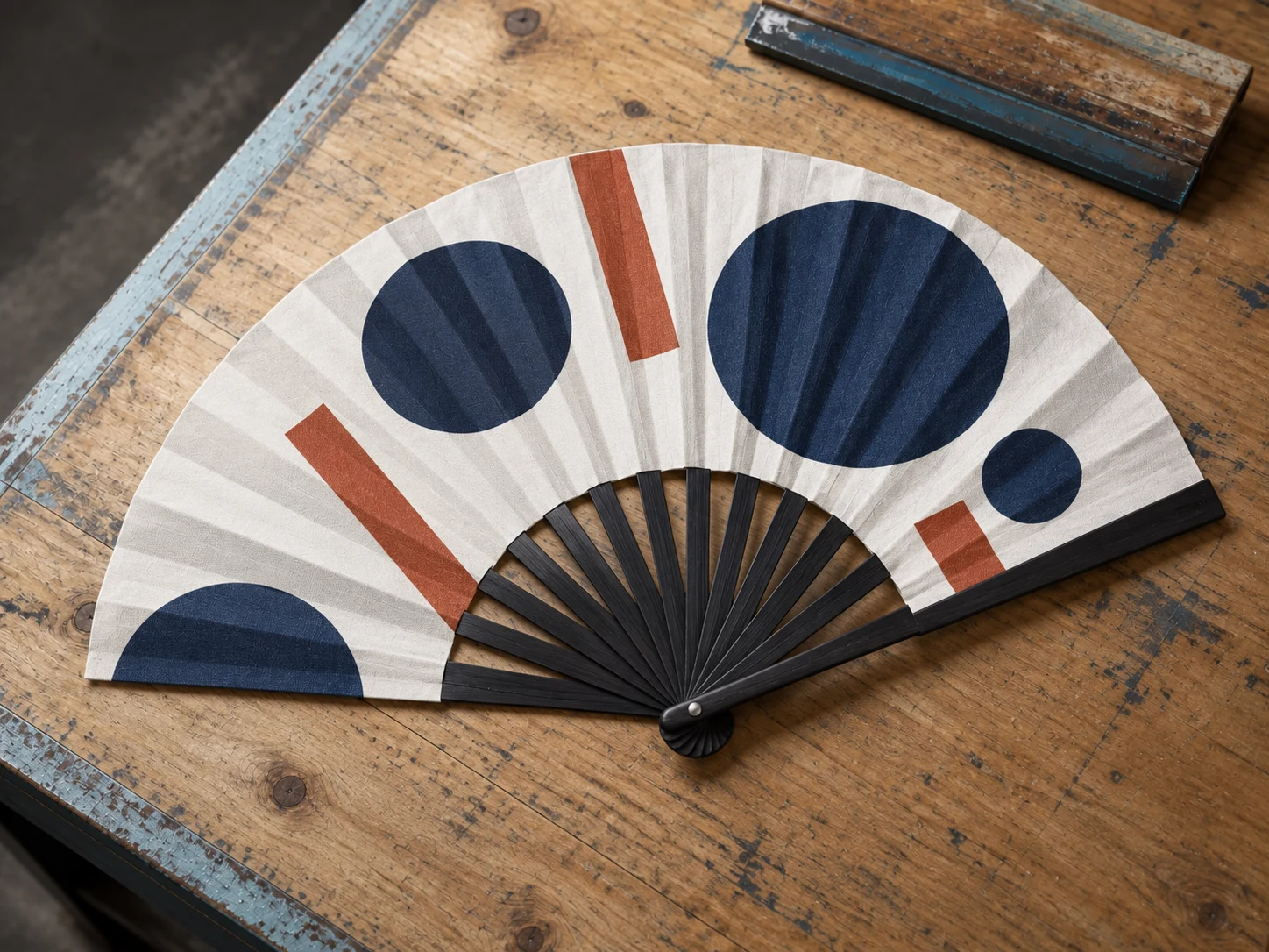 Clack Fan: front, generated example print mockup